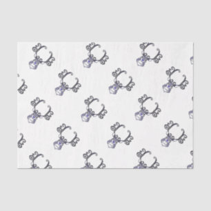 Bluenoser N.S. Blue Reindeer deer Christmas tissue Paper