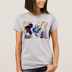 BlueOrchids37 with two sides T-Shirt