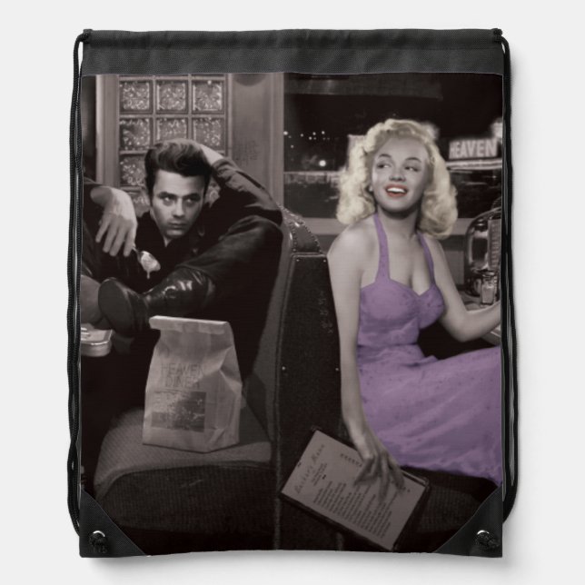 Blueplate Drawstring Bag (Front)