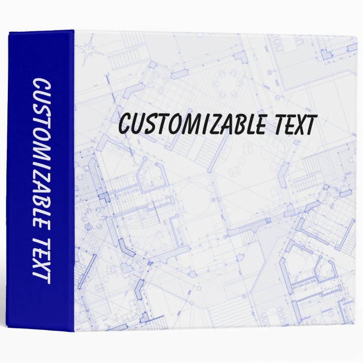 Blueprint Binder | Zazzle