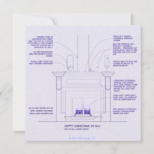 Blueprint Christmas Card