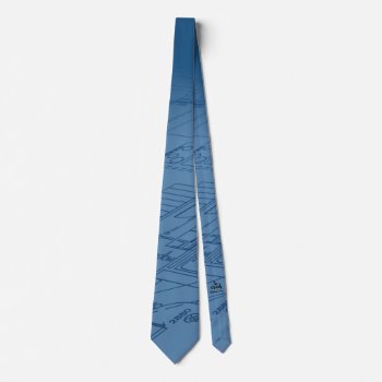Blueprint Construction Home Repair Necktie by MyBindery at Zazzle