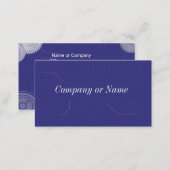 Blueprint / Engineering Business Card (Front/Back)