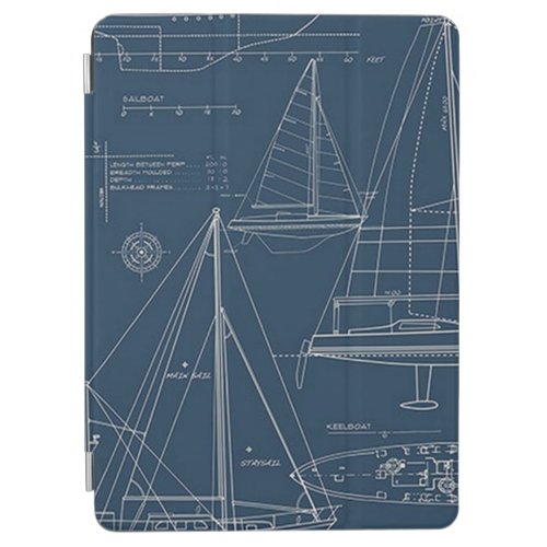 Blueprint For Sailing iPad Air Cover