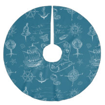 Blueprint Nautical Graphic Pattern