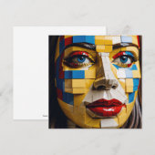 "Blueprint of Humanity" – A Cubist Portrait (Front/Back)