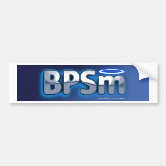 Blueprint Saints Magazine (Bumper Sticker) Bumper Sticker (Front)