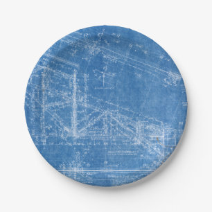 blueprint texture pattern architecture building bl paper plates