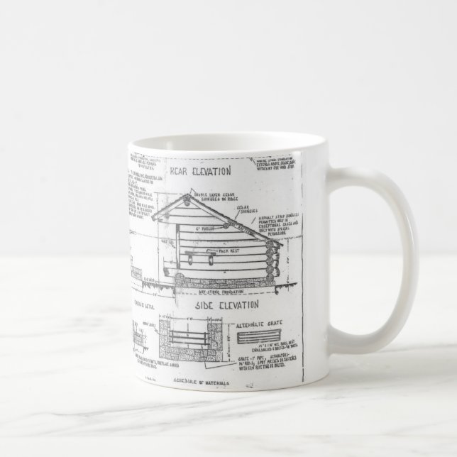 Blueprints Coffee Mug (Right)