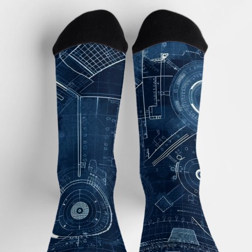 Blueprints Crew Socks