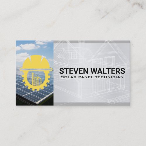 Blueprints | General Contractor | Energy Tech Business Card
