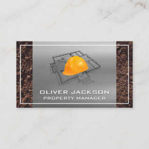 Blueprints Hardhat Business Card