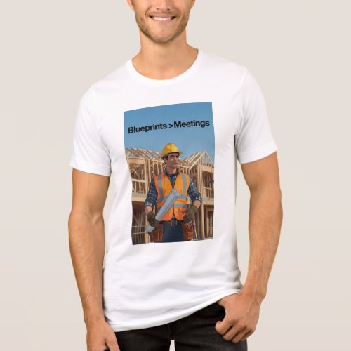 Blueprints>Meetings T-shirt Tri-Blend Shirt