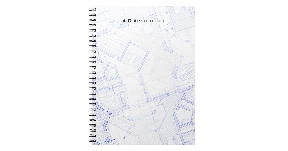Blueprints Notebook Zazzle