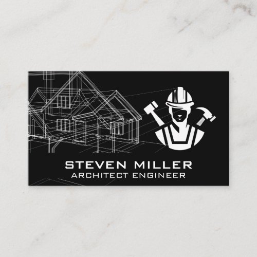 Blueprints Schematics | Architect | Engineer Business Card