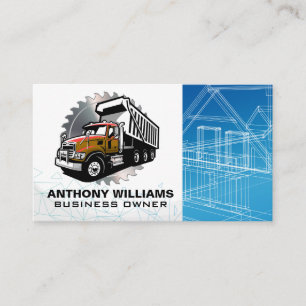 Blueprints   Work Truck   Saw Business Card