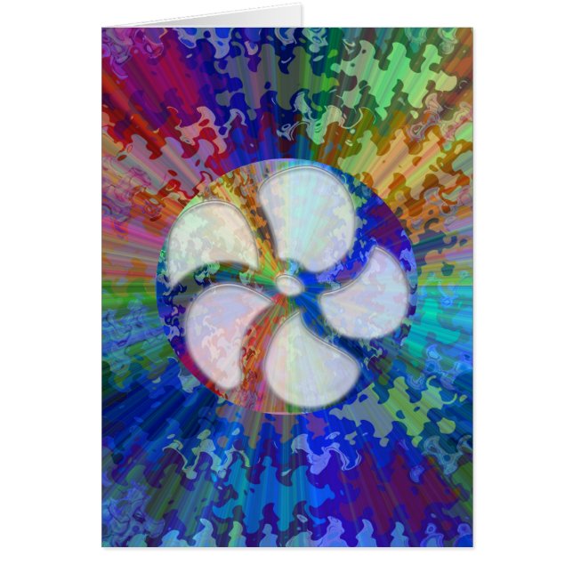 BlueRay Rainbow Floral Chakra Cards (Front)
