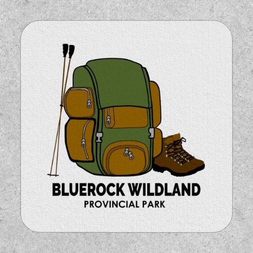 Bluerock Wildland Provincial Park Backpack Patch