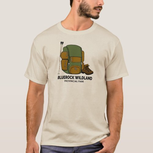 Bluerock Wildland Provincial Park Backpack T_Shirt