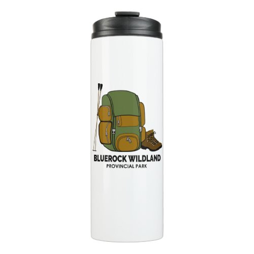 Bluerock Wildland Provincial Park Backpack Thermal Tumbler