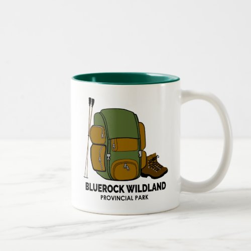 Bluerock Wildland Provincial Park Backpack Two_Tone Coffee Mug