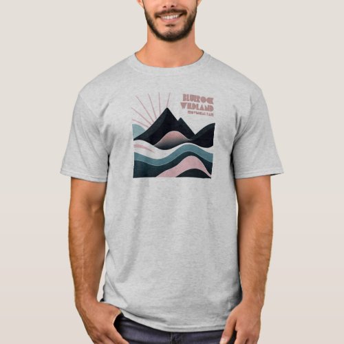 Bluerock Wildland Provincial Park Colored Hills T_Shirt