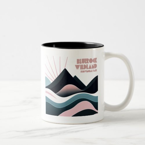 Bluerock Wildland Provincial Park Colored Hills Two_Tone Coffee Mug