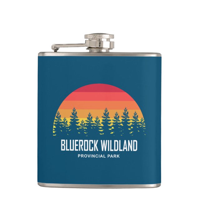 Bluerock Wildland Provincial Park Flask (Front)