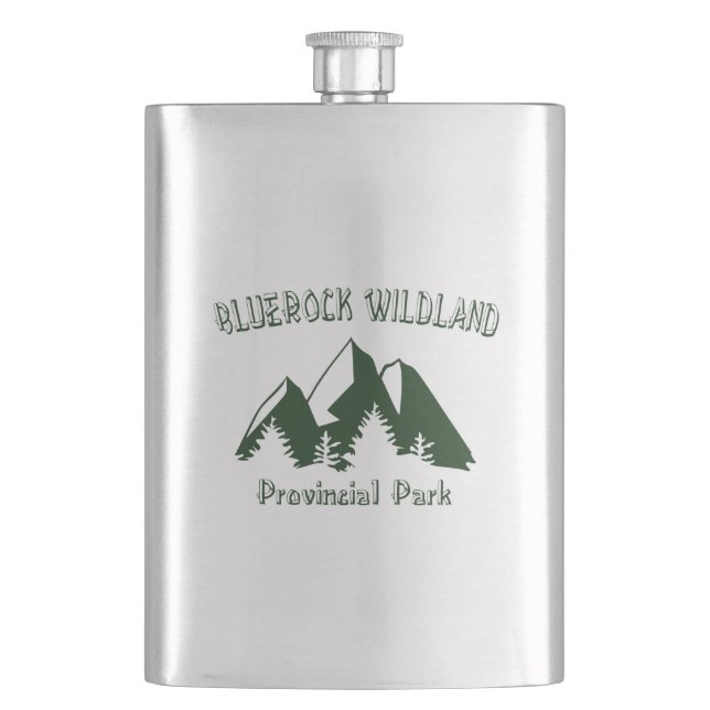 Bluerock Wildland Provincial Park Flask (Front)