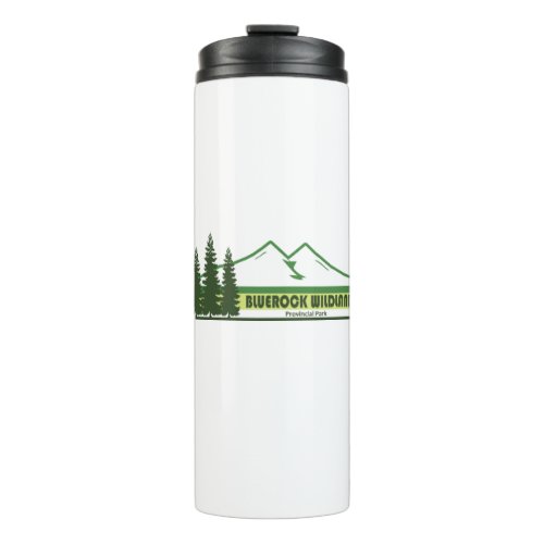 Bluerock Wildland Provincial Park Green Stripes Thermal Tumbler