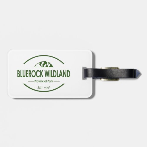 Bluerock Wildland Provincial Park Luggage Tag