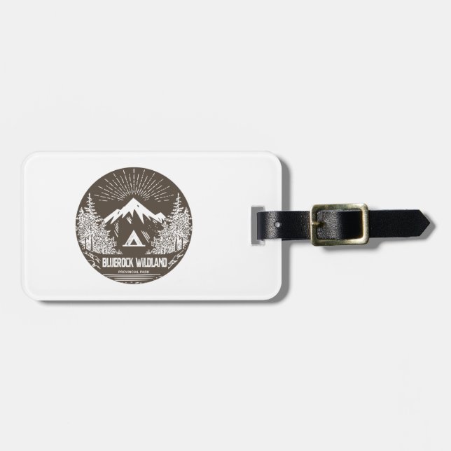 Bluerock Wildland Provincial Park Luggage Tag (Front Horizontal)