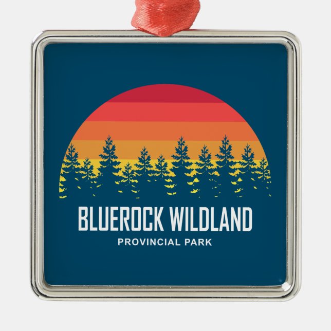 Bluerock Wildland Provincial Park Metal Ornament (Front)