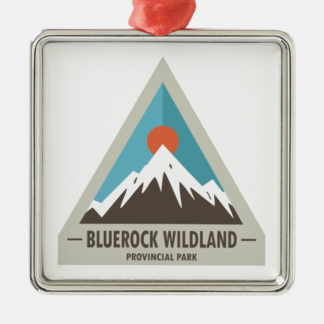 Bluerock Wildland Provincial Park Metal Ornament (Front)