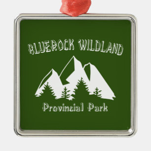 Bluerock Wildland Provincial Park Metal Ornament