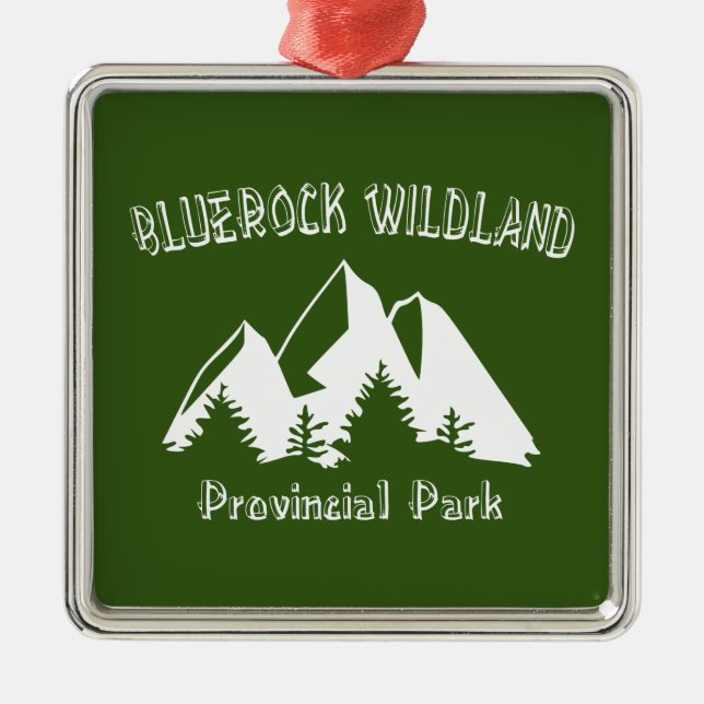 Bluerock Wildland Provincial Park Metal Ornament (Front)