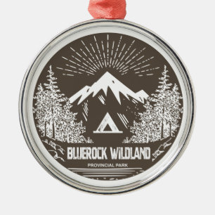 Bluerock Wildland Provincial Park Metal Ornament