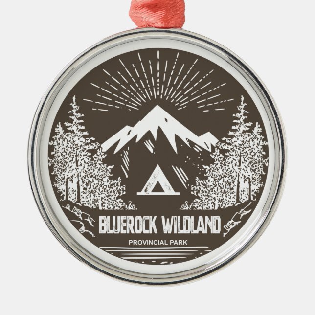 Bluerock Wildland Provincial Park Metal Ornament (Front)