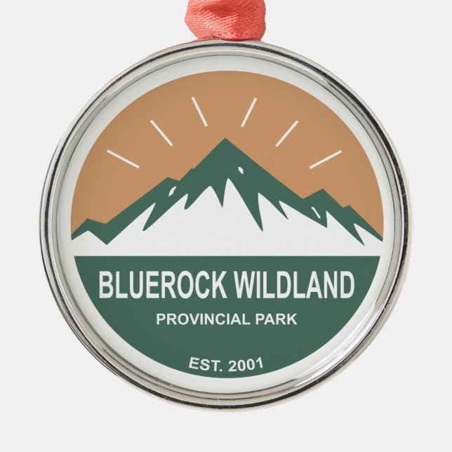Bluerock Wildland Provincial Park Metal Ornament (Front)