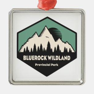 Bluerock Wildland Provincial Park Metal Ornament