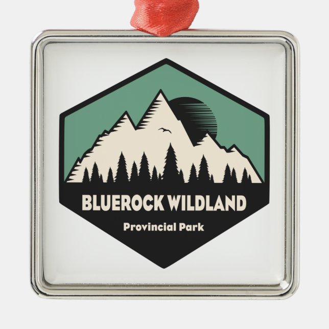 Bluerock Wildland Provincial Park Metal Ornament (Front)
