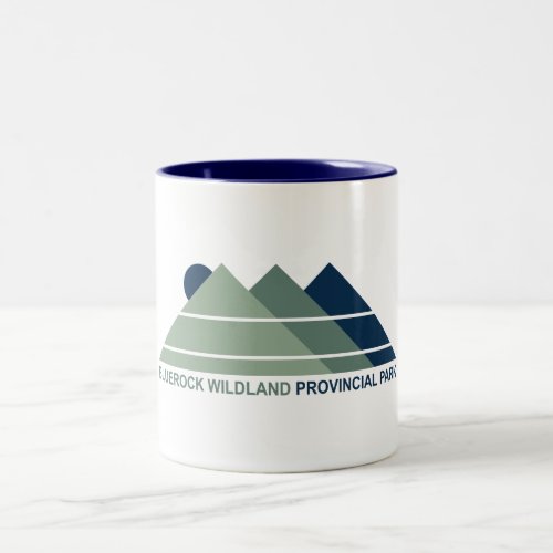 Bluerock Wildland Provincial Park Mountain Sun Two_Tone Coffee Mug