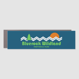 Bluerock Wildland Provincial Park Retro Car Magnet