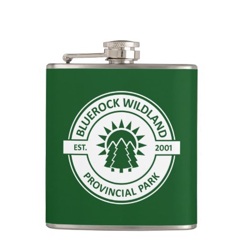 Bluerock Wildland Provincial Park Sun Trees Flask