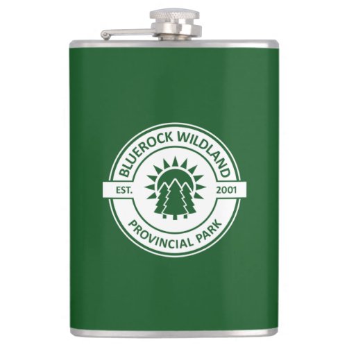 Bluerock Wildland Provincial Park Sun Trees Flask