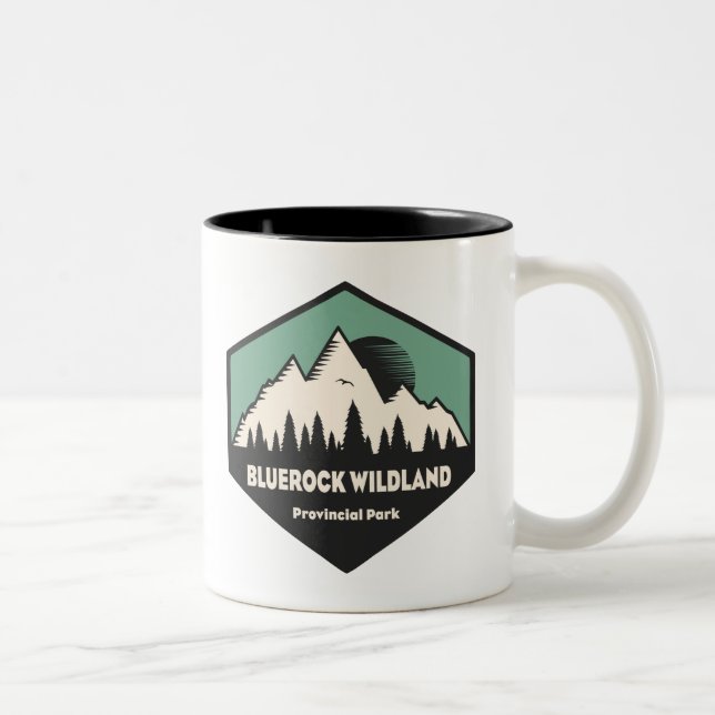 Bluerock Wildland Provincial Park Two-Tone Coffee Mug (Right)