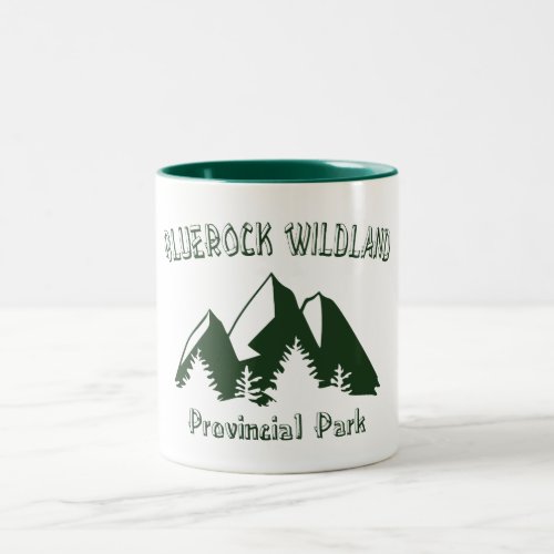 Bluerock Wildland Provincial Park Two_Tone Coffee Mug