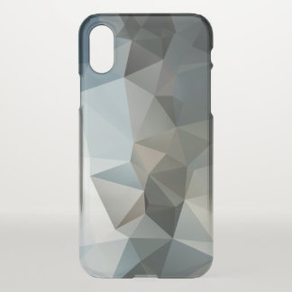 Blues and Blacks Abstract Pyramid Art Uncommon iPh iPhone X Case