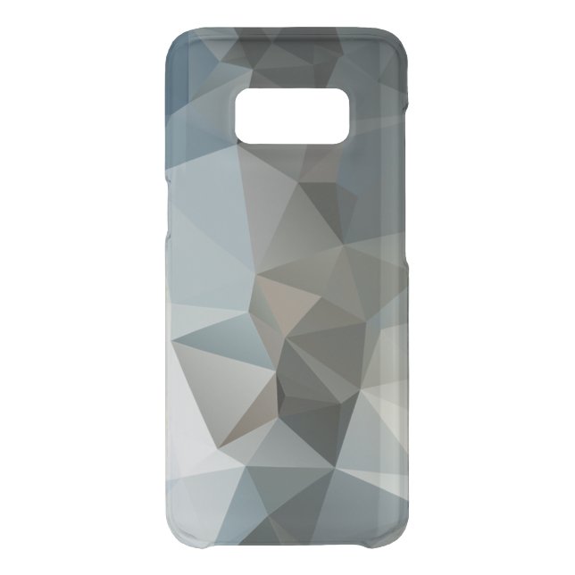 Blues and Blacks Abstract Pyramid Art Uncommon Samsung Galaxy Case (Back)