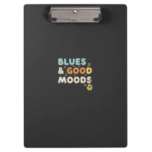 Blues and Good Moods Funny Music Festival Clipboard